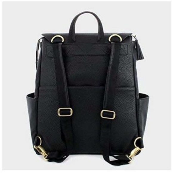 Freshly Picked black leather diaper bag - Picture 5 of 7